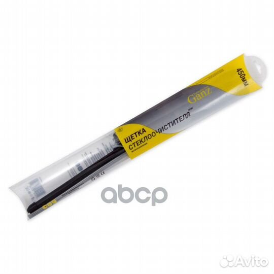 Щетка стеклоочистителя 450 мм бескаркасная 1 шт