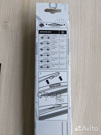 Щетка заднего стеклоочистителя 300мм A169820174