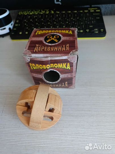 Деревянная головоломка Эврика