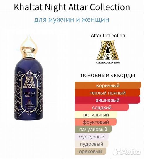 Attar Collection Khaltat Night Распив Оригинал