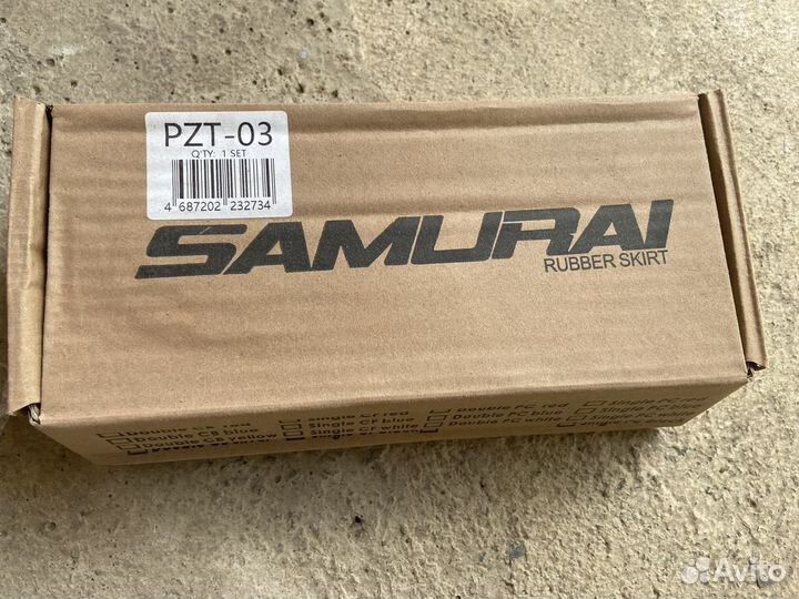 Губа на бампер samurai