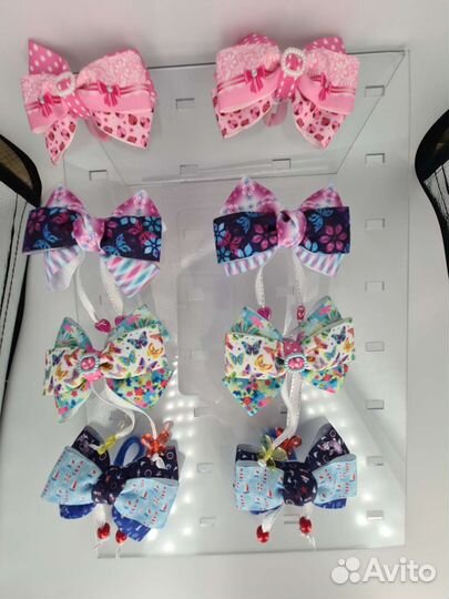Бантики оптом (лот), резинки для волос