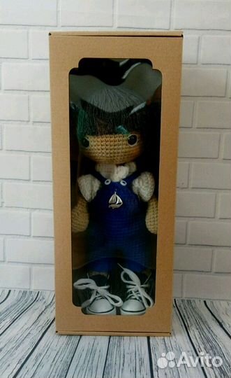 Мальчишка кукла интерьерная