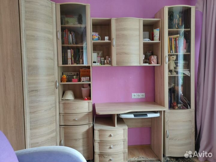 Детская модульная стенка мебель для школьника