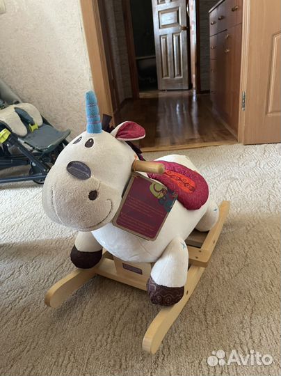 Качалка лошадь (единорог)