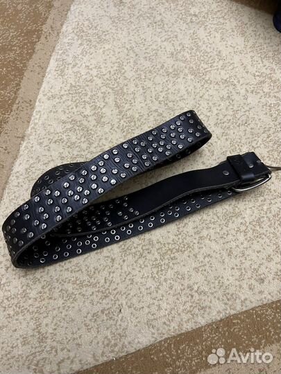 Мужской кожаный ремень ручной работы