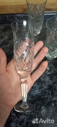 Фужеры хрусталь СССР