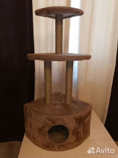 Домик для кошки с когтеточкой