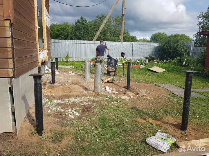 Винтовые сваи под ключ. Свайно винтовой фундамент