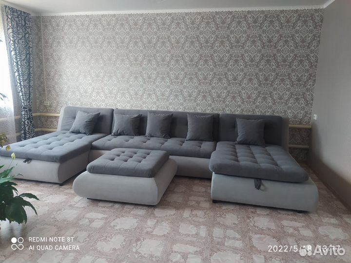 Диван+2 оттоманки