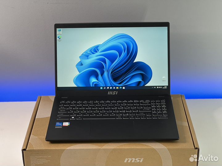 Новый MSI Modern IPS Core i5 12th 8g озу SSD256g