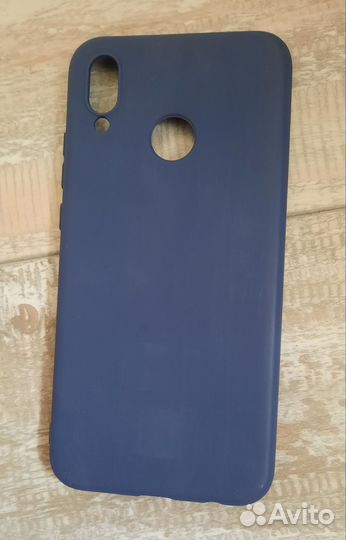 Клипкейс (чехол) синий на Huawei p20 lite