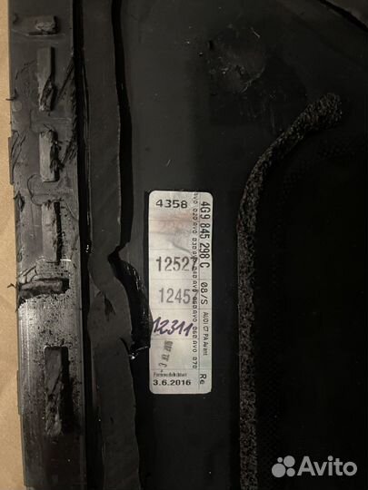 Стекло заднее правое форточка audi a6