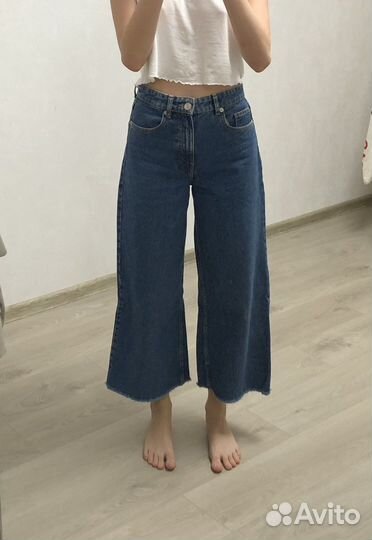 Джинсы zara синие