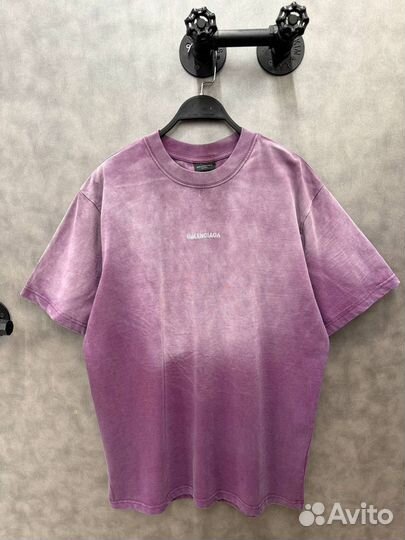 Футболка balenciaga оверсайз (топ 2025)