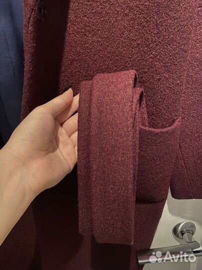 Пальто двубортное wolfstore