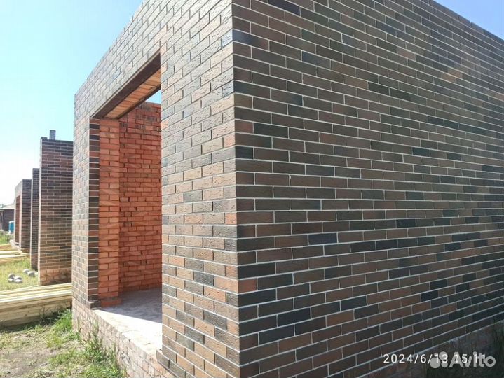 Облицовочный кирпич Баварская кладка пгт Монино