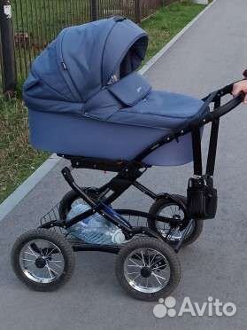 Коляска 2 в 1 indigo Barbara бу реверсивный блок