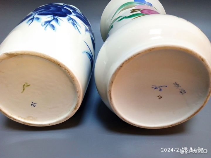 Вазы фарфор Чайка СССР кувшин лоз