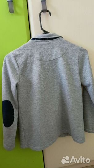 Пиджак текстильный школьный р. 134 + 2 рубашки