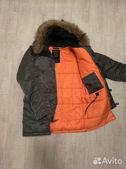 Мужская зимняя куртка alpha industries