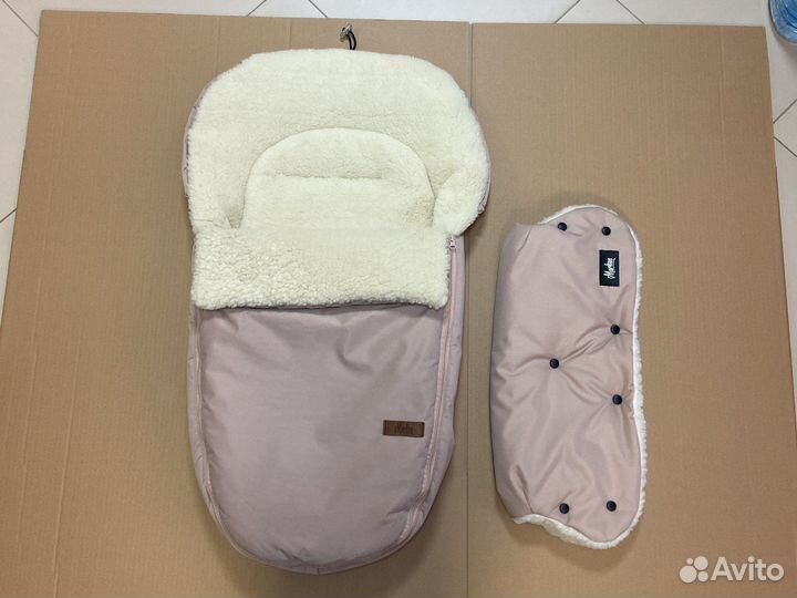 Зимний конверт в коляску +муфта Markus(новые)