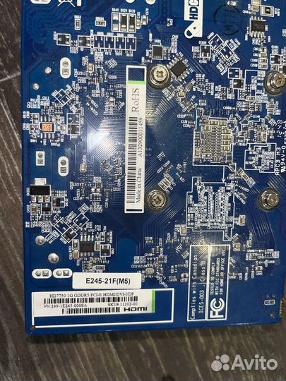 Видеокарта radeon 1gb