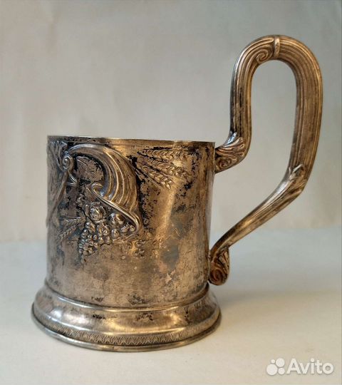 Подстаканник серебрянный 875пр. мпз 1920-30е гг