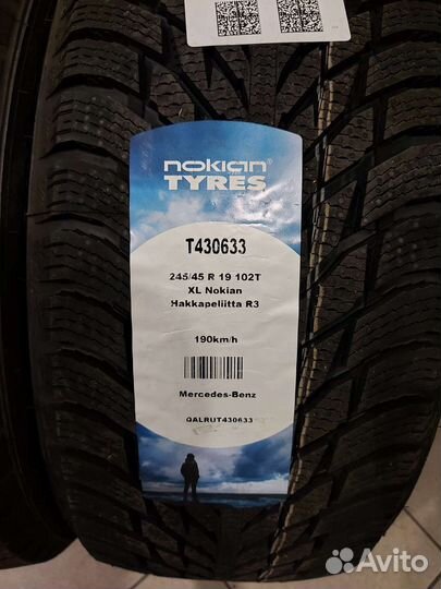 Nokian Tyres Hakkapeliitta R3 245/45 R19 102T