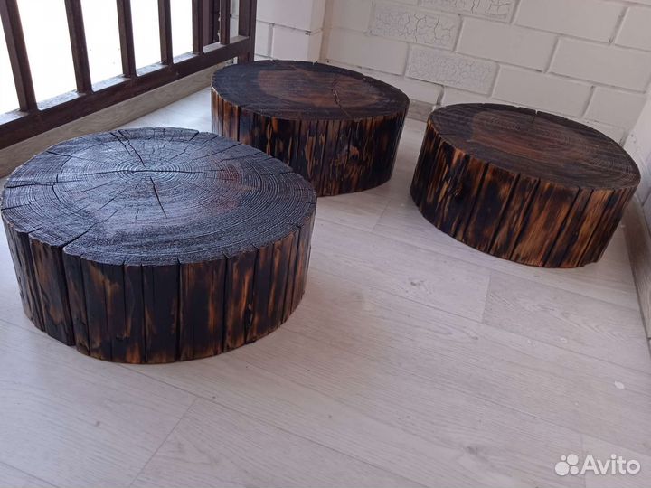 Пень интерьерный