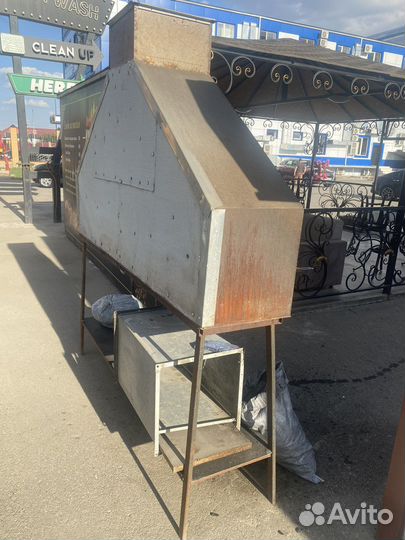 Мангал с крышей