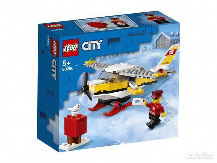 Lego City Почтовый самолёт 60250 новый