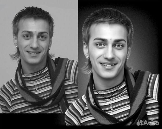 Ретушь фото на памятник