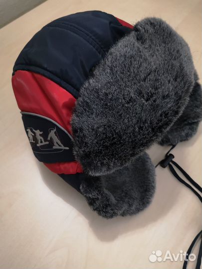 Шапка зимняя для мальчика р.52-54