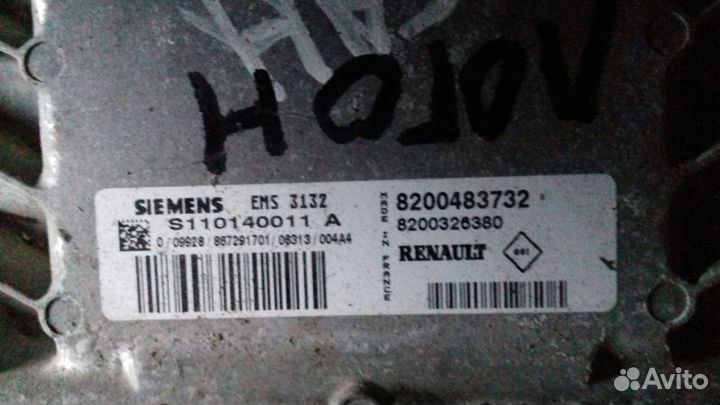 Блок (Эбу) мозги 1.4 механика Renault Logan логан