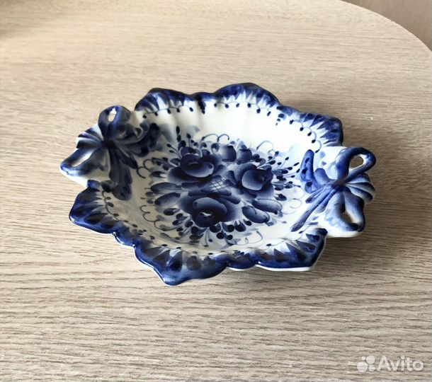 Тарелка гжель СССР