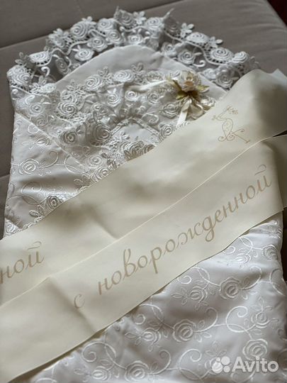 Конверт на выписку для девочки лето