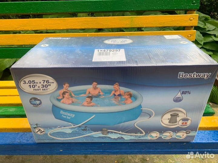 Бассейн надувной 305 на 76