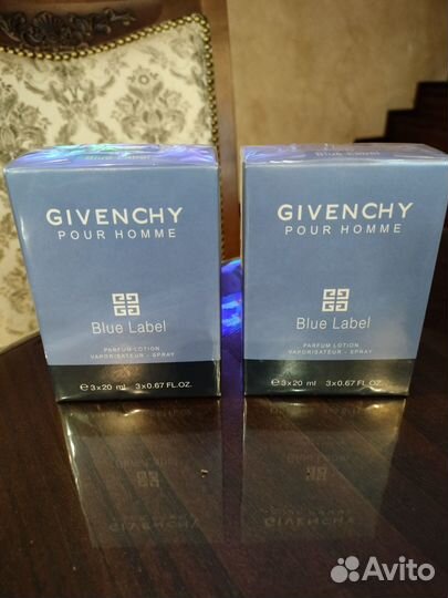 Мужские духи Givenchy blue label