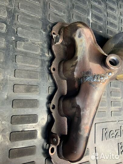 Выпускной коллектор на volkswagen polo cfna