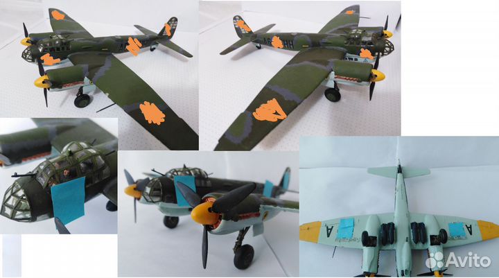 Модель самолёта Юнкерс Ju-88, 1:72