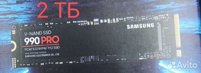 Ssd M2 Samsung 990 pro 2tb, Корея