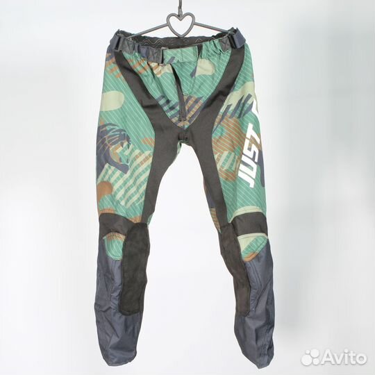 Мотоштаны JustCat (Камуфляж Синий, 34)