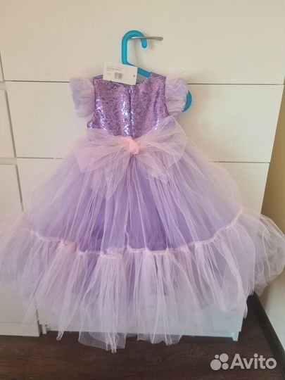 Нарядное платье для девочки 98