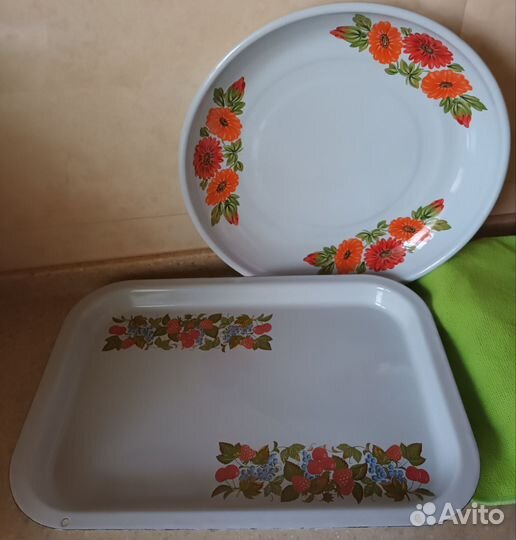 Поднос металлический СССР