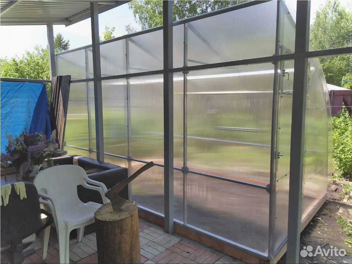 Теплица пристенная от производителя