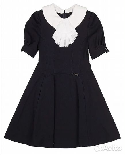 Платье школьное синее 122 128
