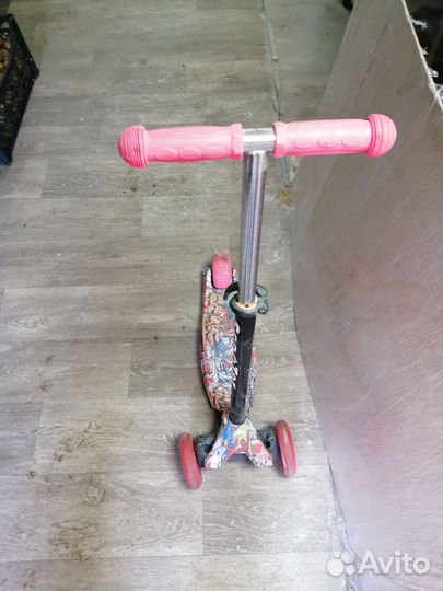 Самокат детский двухколесный бу