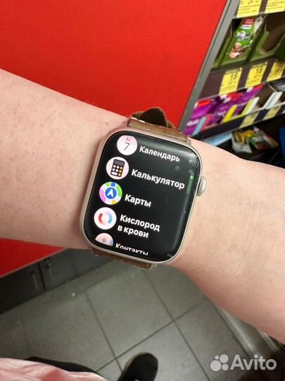 Часы apple watch 8 45 mm silver