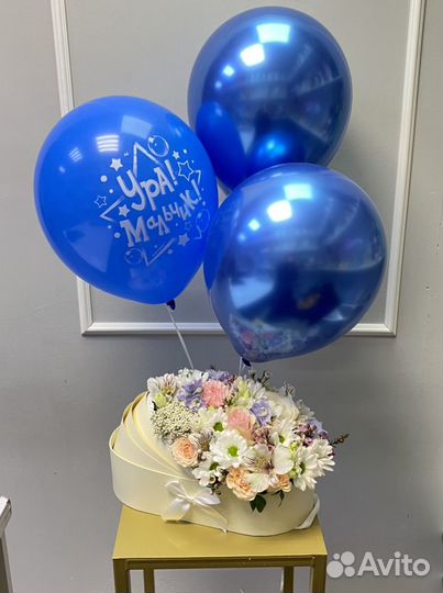 Люлька коляска с цветами